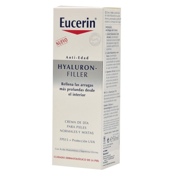 Eucerin Hyaluron-Filler crema de día para piel normal y mixta.-50 mililitros.