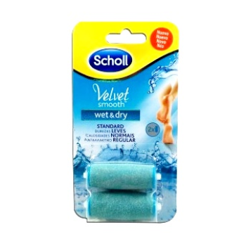 Dr. Scholl Recambio Standard Lima Electronica Wet & Dry, 2 un.