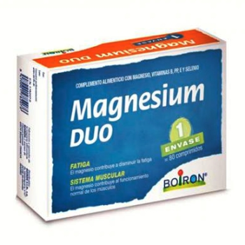 Boiron Magnesium Duo, 80 comprimidos.