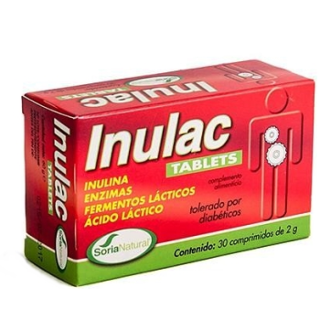 Soria Natural Inulac Tablets; 30comprimidos.