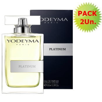 Yodeyma Platinum Perfume Yodeyma Fragancia Hombre Vaporizador 100ml.Pack 2Un.