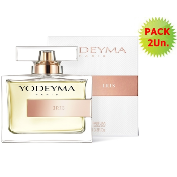 Yodeyma Iris Perfume Yodeyma Fragancia Mujer Vaporizador 100 ml.Pack 2Un.