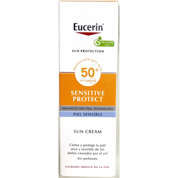 Eucerin Sun Face Sensitive Protect Cream FPS50+.- 50 ml.
